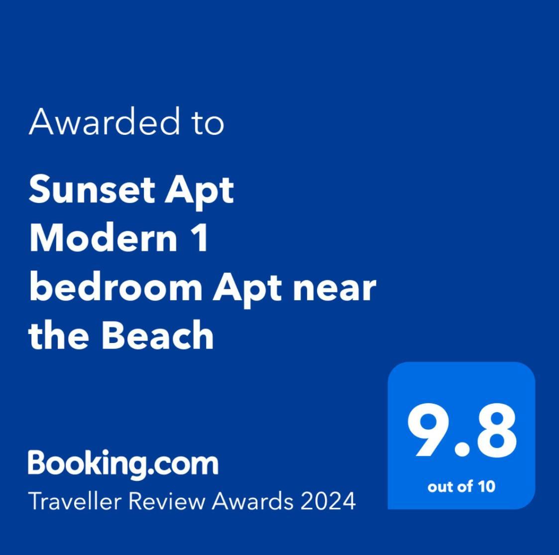 Sunset Apt Modern 1 Bedroom Apt Near The Beach Birżebbuġa Eksteriør bilde